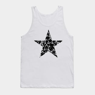 Distressed Black Stars Tank Top